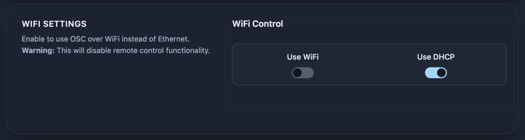 WiFi aktivieren